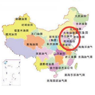 油氣田分布